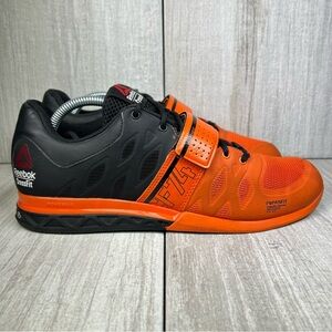 Reebok CrossFit Lifter 2.0 Weight Training Sneaker Orange Athletic Mens Size 10